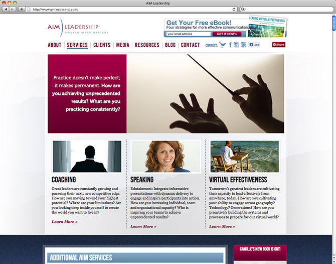 AIM Leadership | Services